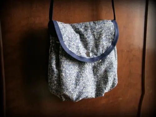 Bolsa Floral Azul