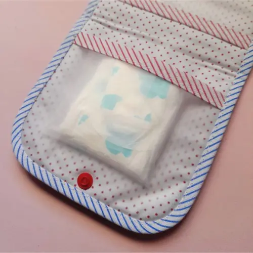 Porta Absorvente e Remédios em Tecido: Organize sua Bolsa