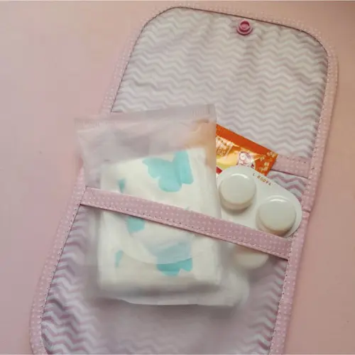 Porta Absorvente e Remédios em Tecido: Organize sua Bolsa