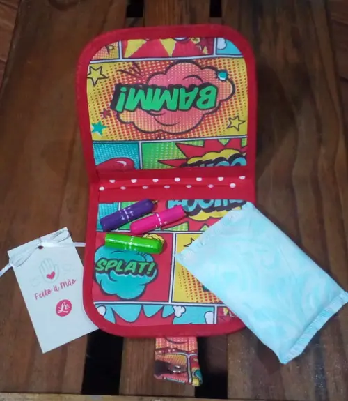 Porta Absorvente e Remédios em Tecido: Organize sua Bolsa