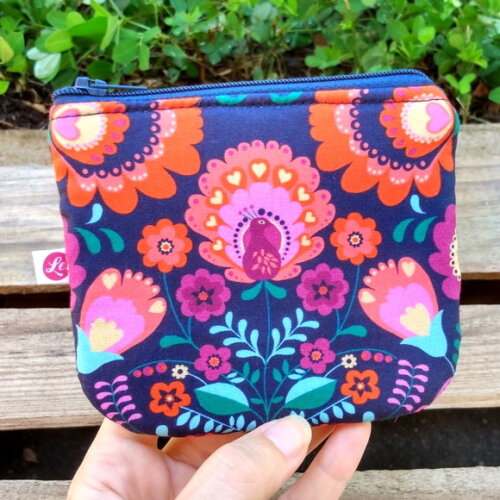 Porta Moedas Jardim de Cores