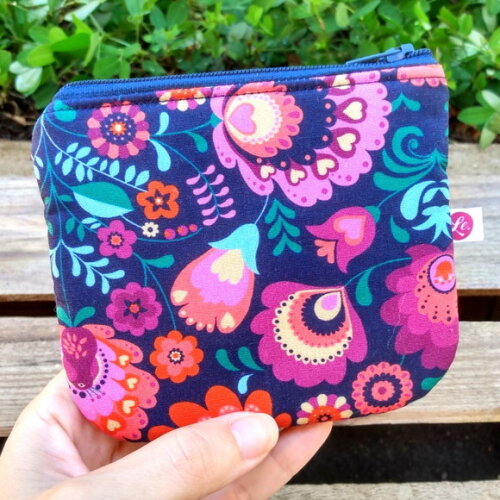 Porta Moedas Jardim de Cores