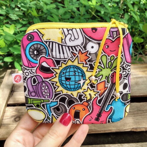 Porta Moedas Rock