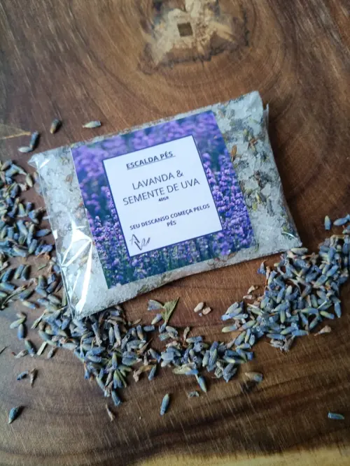 Escalda pés Camomila ou Lavanda