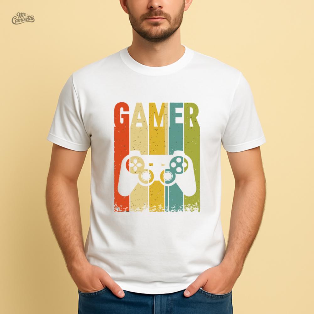 Camiseta Gamer Retrô Personalizada