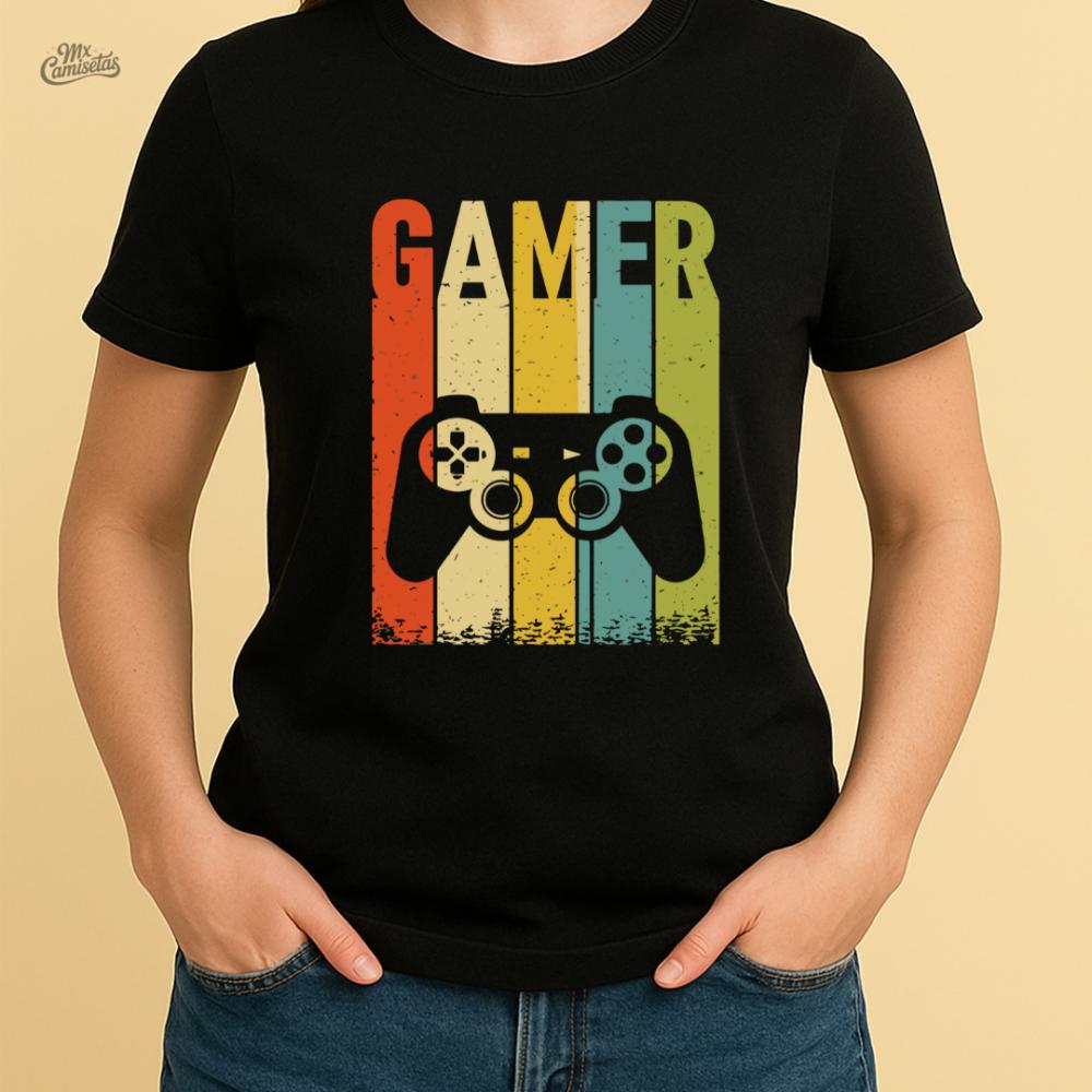 Camiseta Gamer Retrô Personalizada