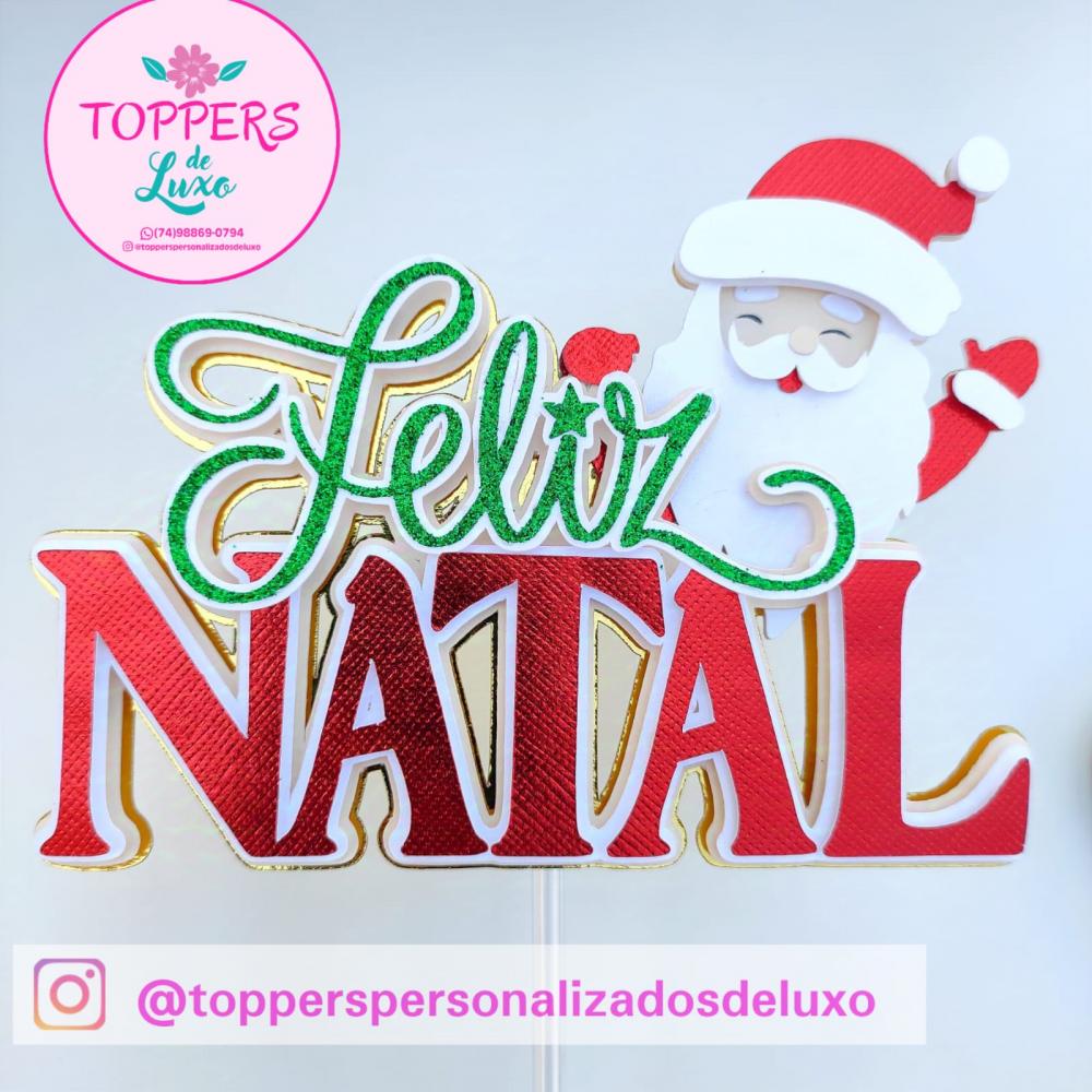 Arquivo de Corte Topo de Bolo - Natal