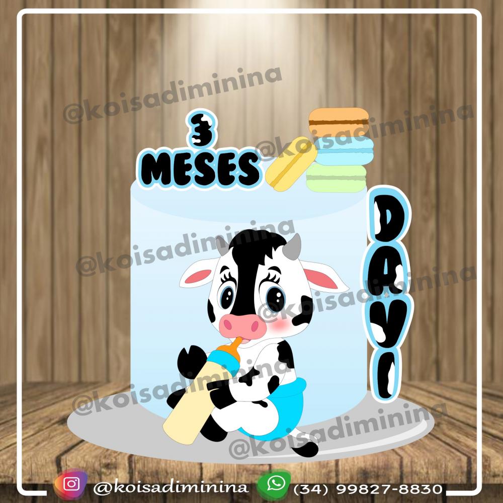 Arquivo de Corte Topo de Bolo - Vaquinha