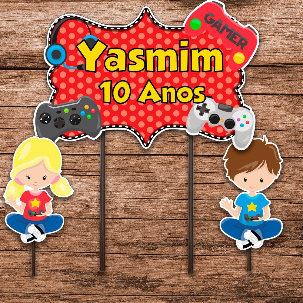 Arquivo de Corte Topo de Bolo - Video Game