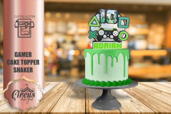 Arquivo de Corte Topo de Bolo - Video Game