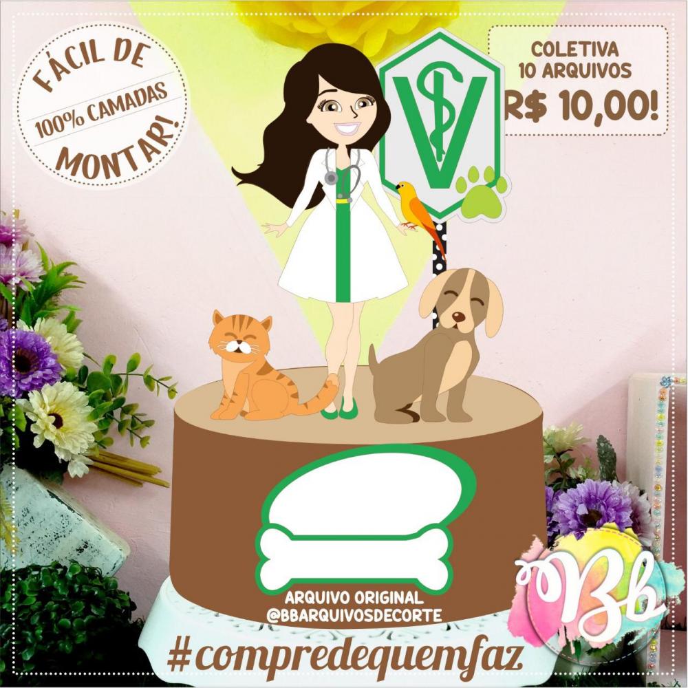 Arquivo de Corte Topo de Bolo -  Medica Veterinária