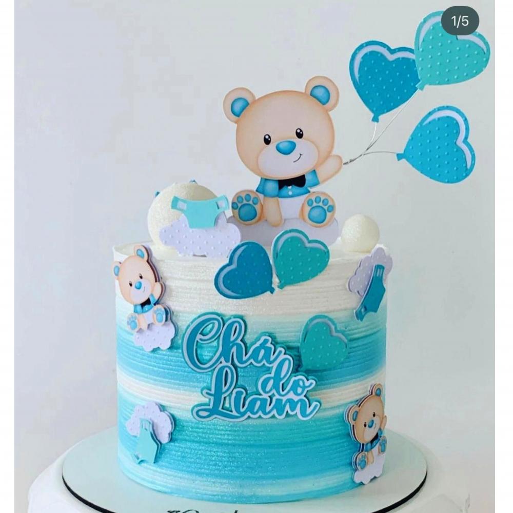 Arquivo de Corte Topo de Bolo -  Ursinho