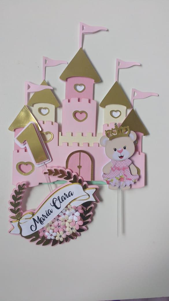 Arquivo de Corte Topo de Bolo -  Ursinha