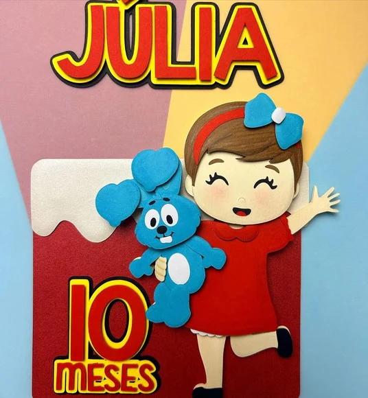 Arquivo de Corte Topo de Bolo -TURMA DA MÕNICA