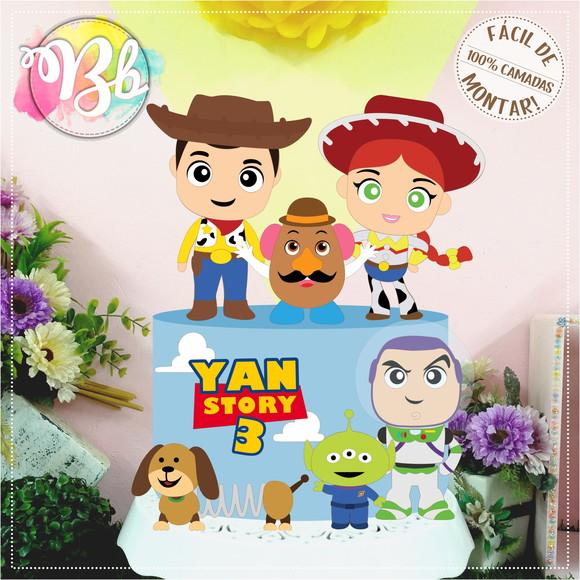 Arquivo de Corte Topo de Bolo -TOY STORY