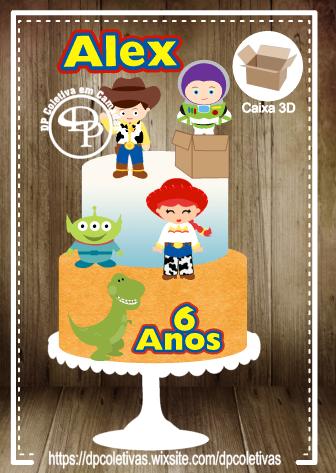 Arquivo de Corte Topo de Bolo -TOY STORY