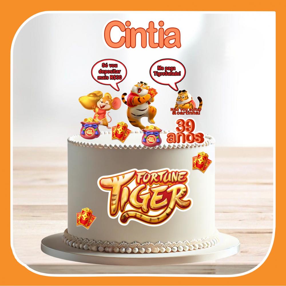 Arquivo de Corte Topo de Bolo - TIGRINHO