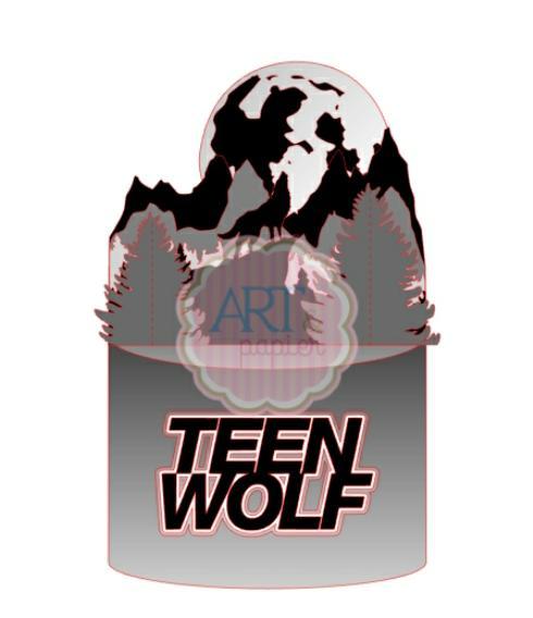 Arquivo de Corte Topo de Bolo -  TEEN WOLF