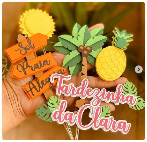 Arquivo de Corte Topo de Bolo -  Tardezinha