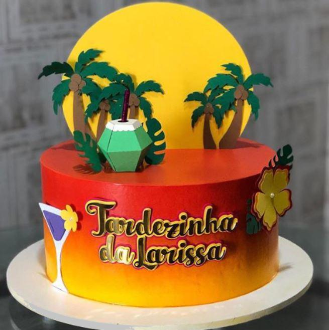 Arquivo de Corte Topo de Bolo -  Tardezinha