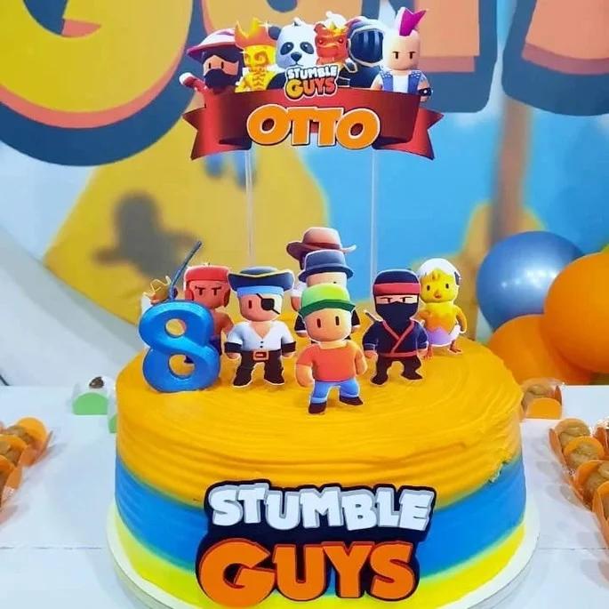 Arquivo de Corte Topo de Bolo - STUMBLE GUYS