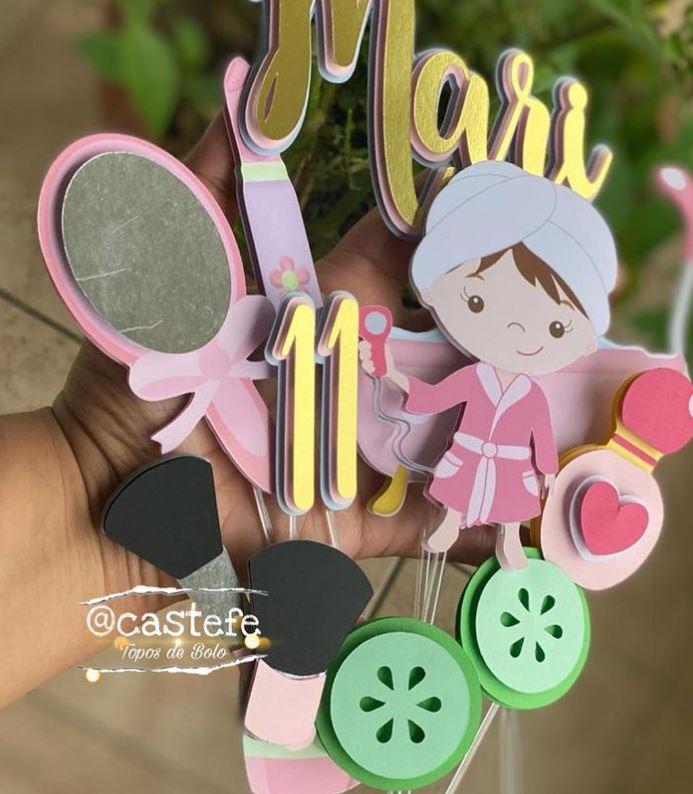 Arquivo de Corte Topo de Bolo - Spa