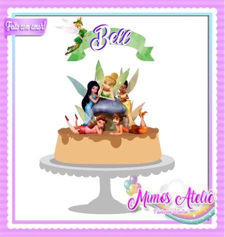 Arquivo de Corte Topo de Bolo -  TINKER BELL