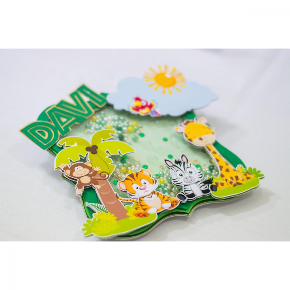 Arquivo de Corte Topo de Bolo - Safari