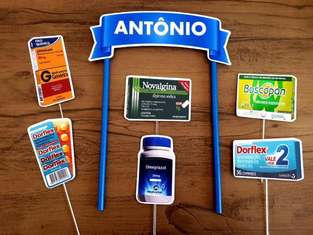 Arquivo de Corte Topo de Bolo -  Remédio