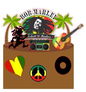 Arquivo de Corte Topo de Bolo -  Reggae