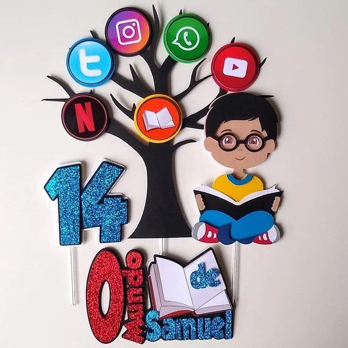 Arquivo de Corte Topo de Bolo -  Redes Sociais