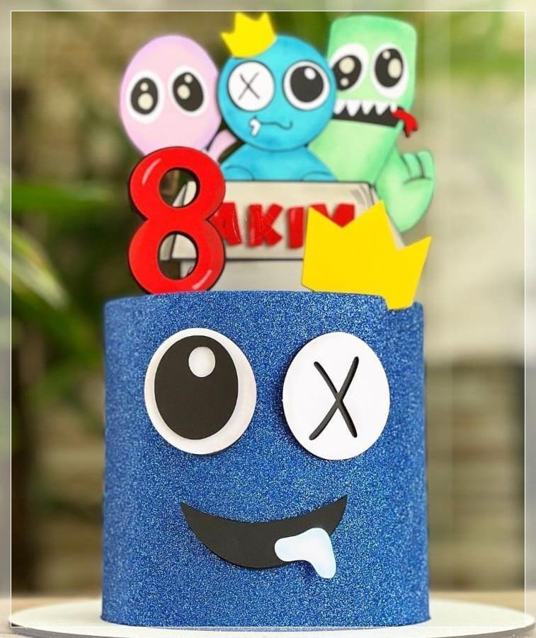 Arquivo de Corte Topo de Bolo - Rainbow Friends