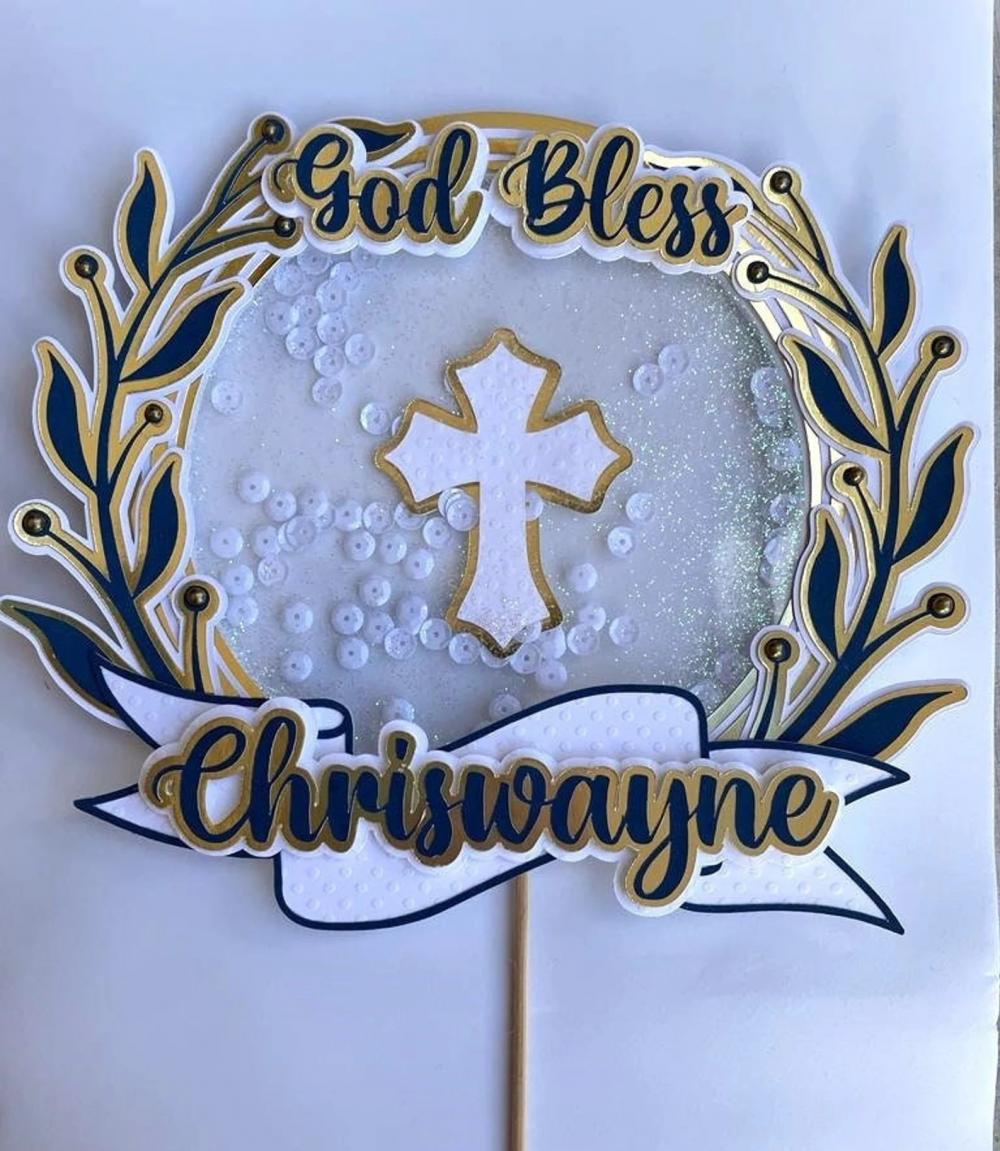 Arquivo de Corte Topo de Bolo -   Primeira Comunhão