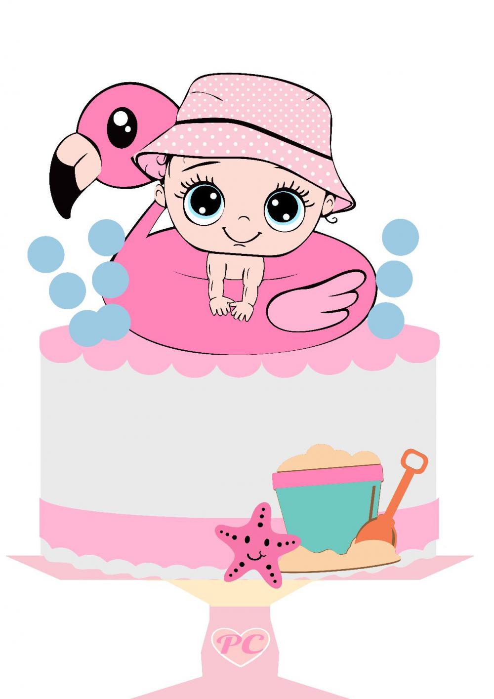 Arquivo de Corte Topo de Bolo -   Praia