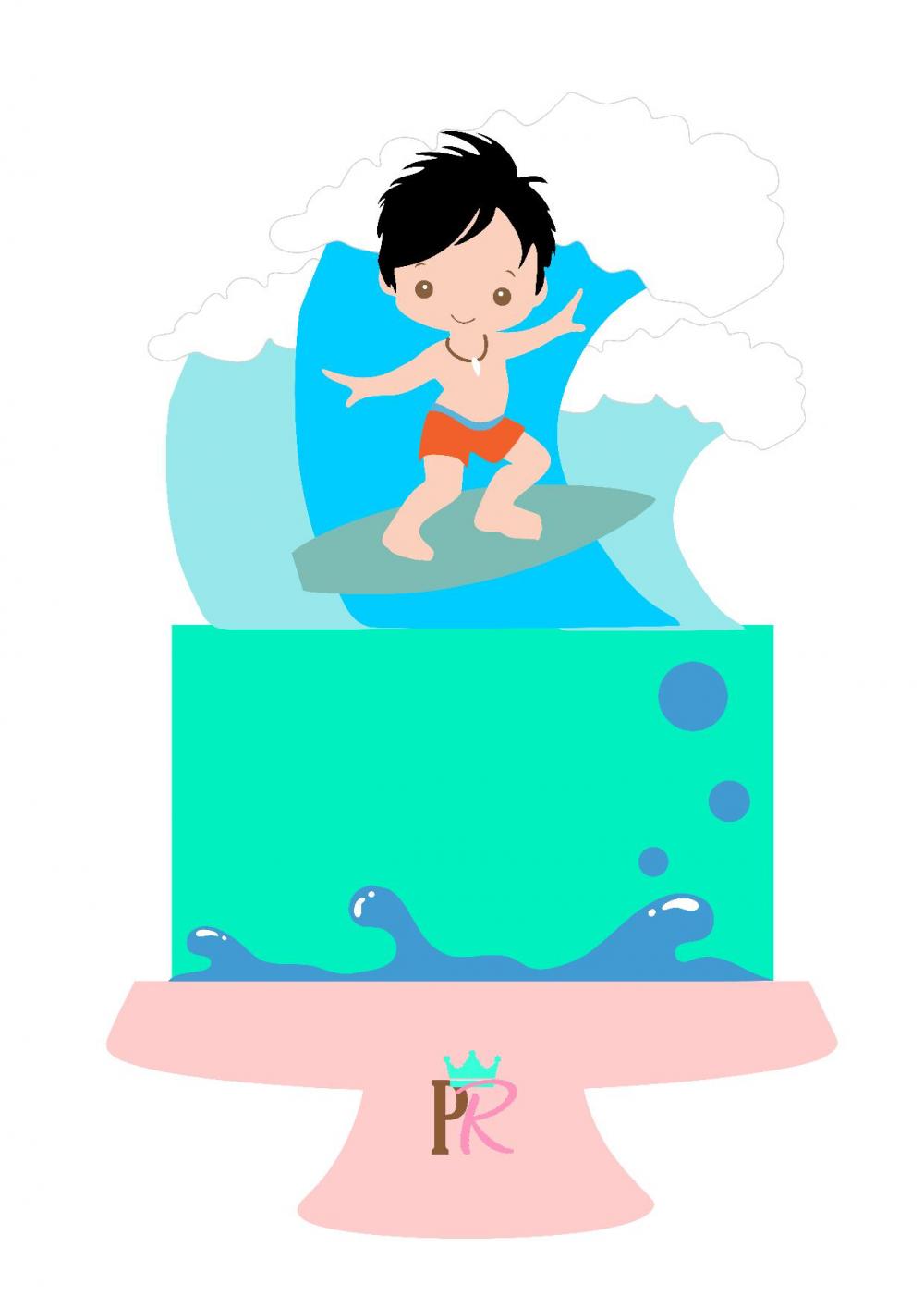 Arquivo de Corte Topo de Bolo -   Praia