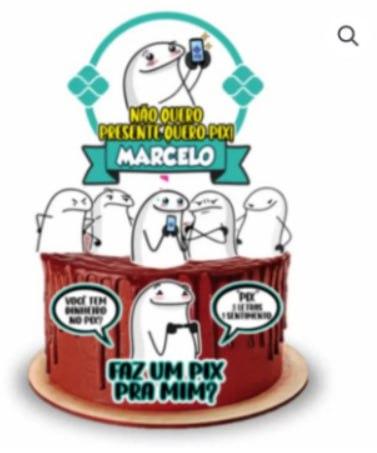 Arquivo de Corte Topo de Bolo  - PIX