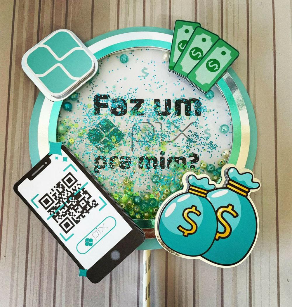 Arquivo de Corte Topo de Bolo  - PIX