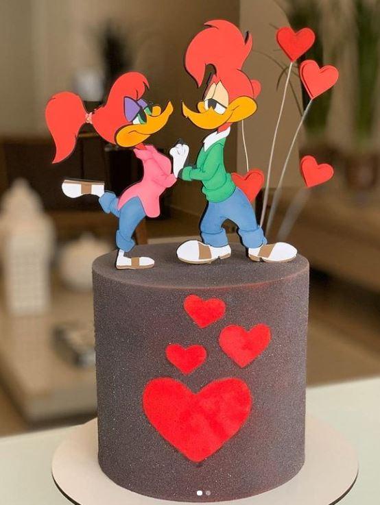 Arquivo de Corte Topo de Bolo  - Pica Pau