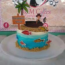 Arquivo de Corte Topo de Bolo  - Pescaria