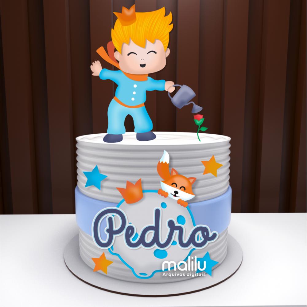 Arquivo de Corte Topo de Bolo  - . Pequeno Príncipe