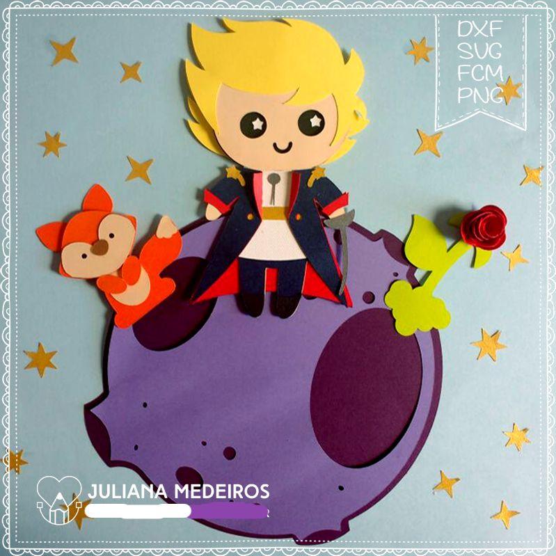 Arquivo de Corte Topo de Bolo  - . Pequeno Príncipe