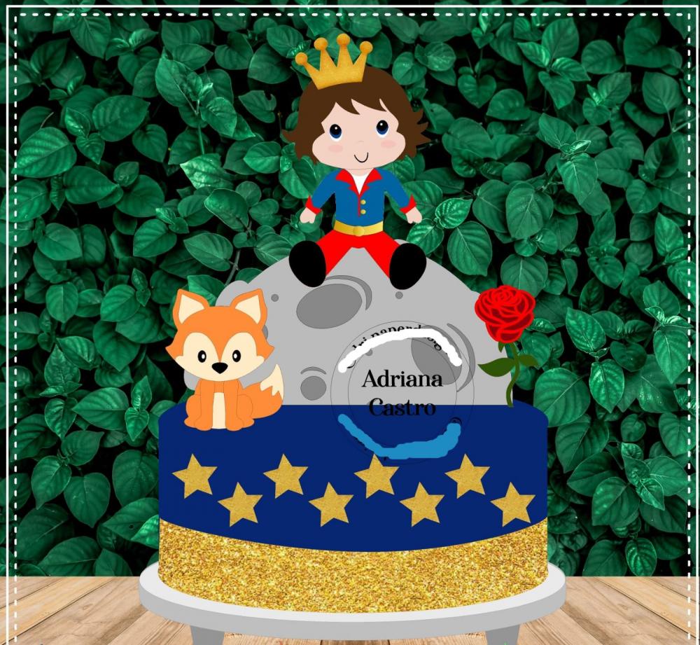 Arquivo de Corte Topo de Bolo  - . Pequeno Príncipe