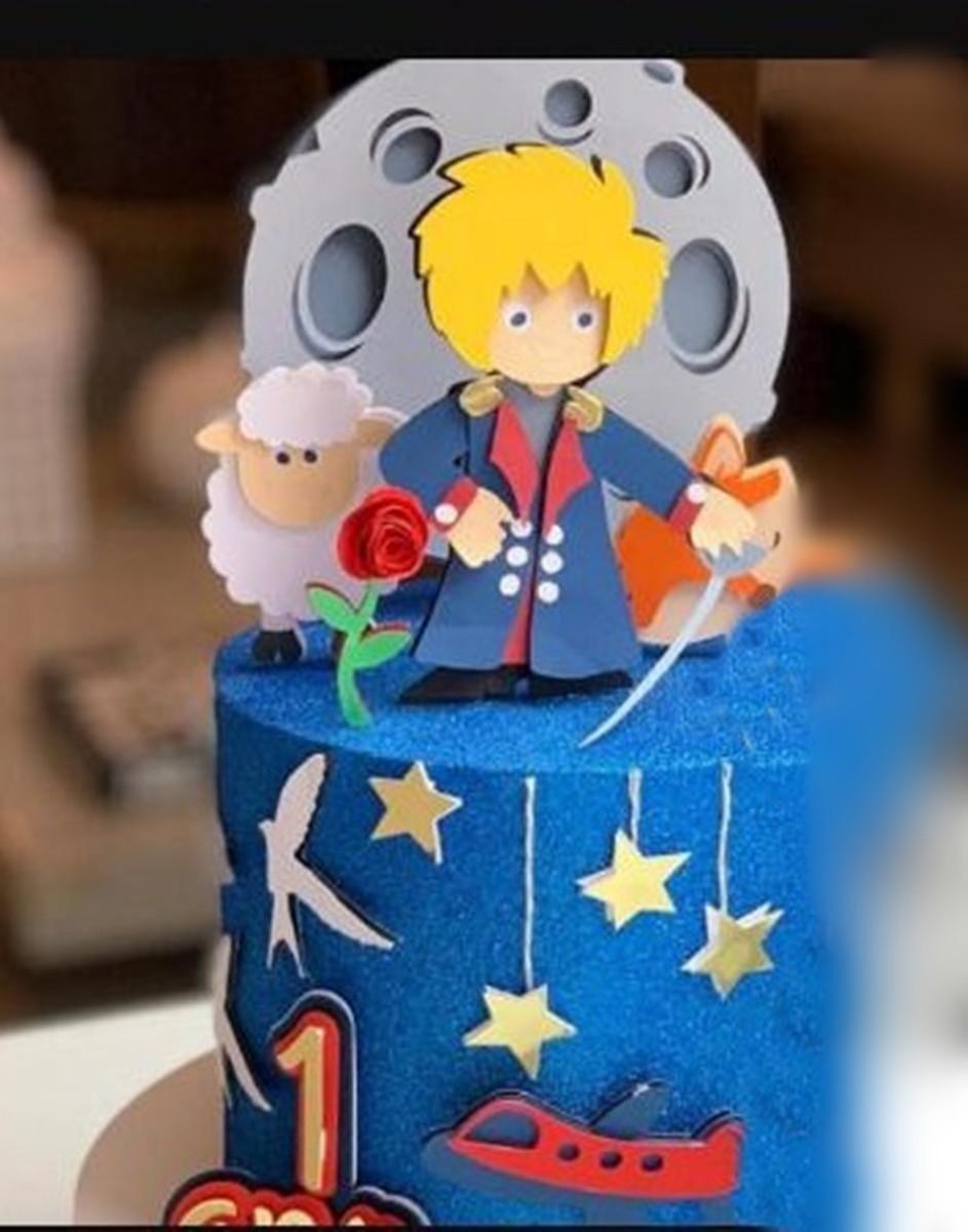 Arquivo de Corte Topo de Bolo  - . Pequeno Príncipe