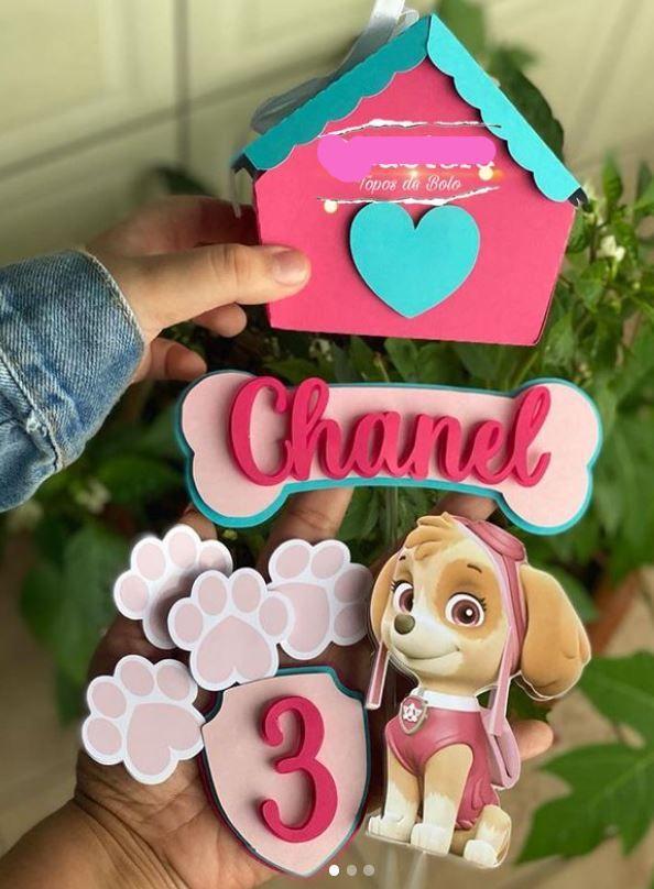 Arquivo de Corte Topo de Bolo  - Patrulha Canina