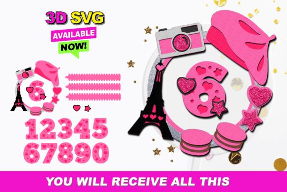 Arquivo de Corte Topo de Bolo  - Paris