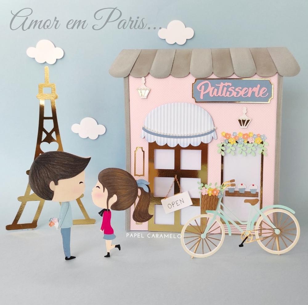 Arquivo de Corte Topo de Bolo  - Paris