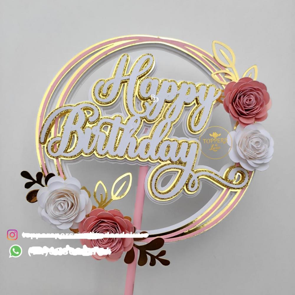 Arquivo de Corte Topo de Bolo  - Parabéns -