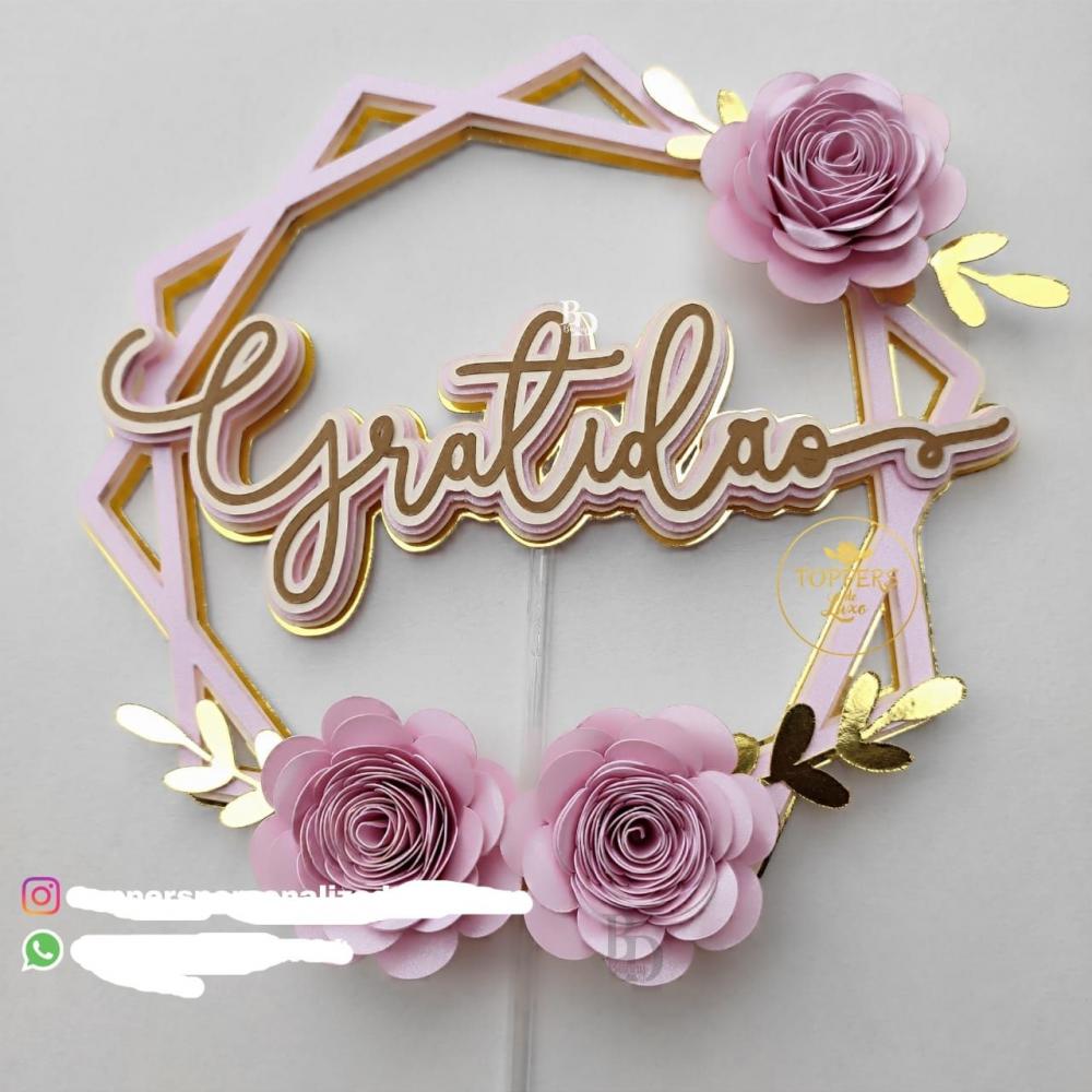 Arquivo de Corte Topo de Bolo  - Parabéns