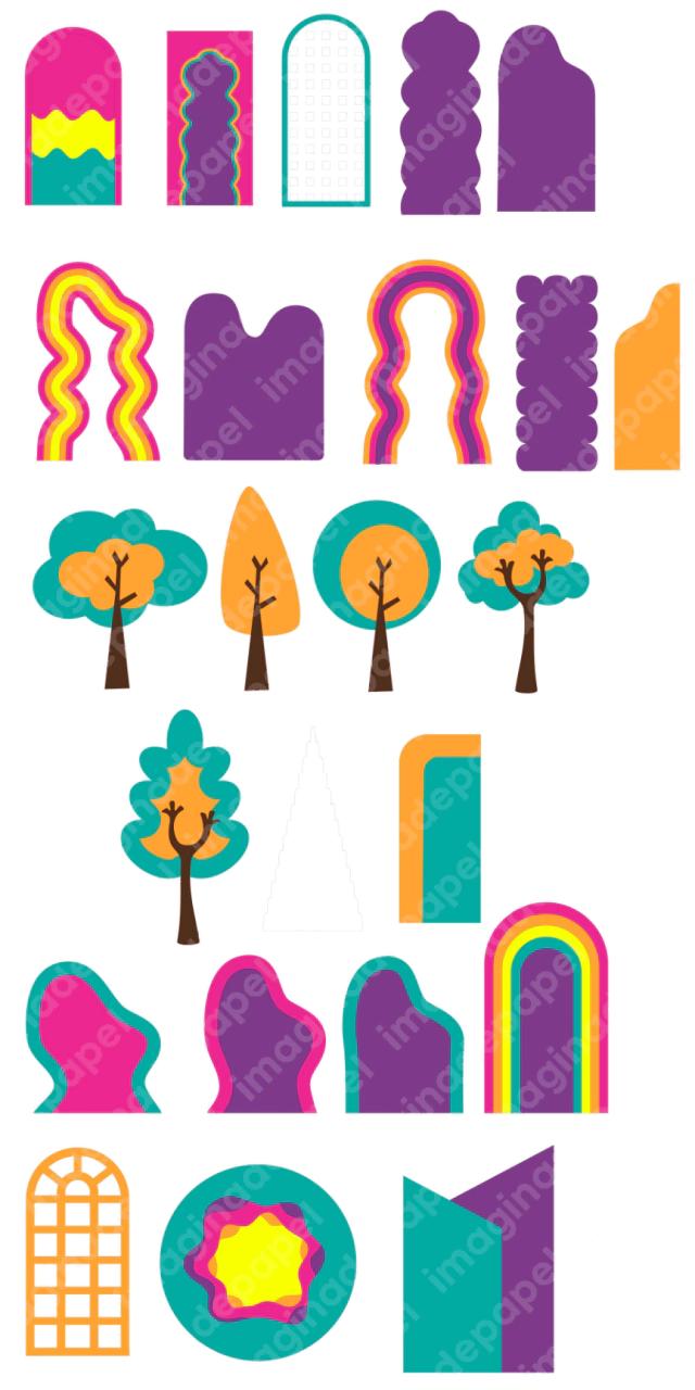 Arquivo de Corte Topo de Bolo  - Painéis