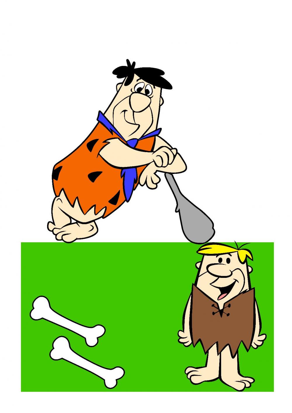 Arquivo de Corte Topo de Bolo  -  Os Flinstones